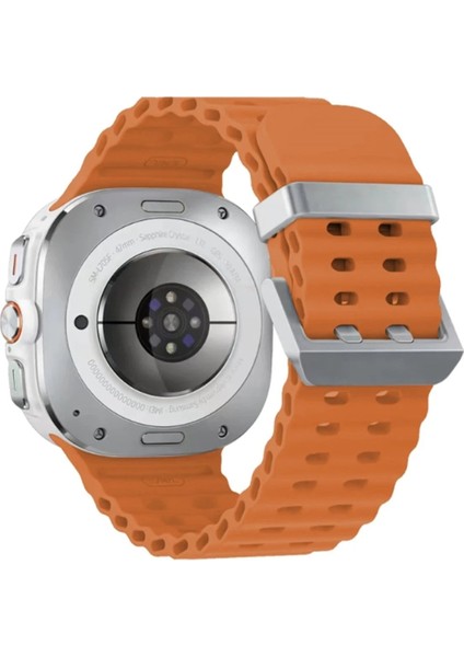 Watch 7 Ultra KR417 Rug Silikon Kordon - TURUNCU-(5796) - EC001Z-571BQ2