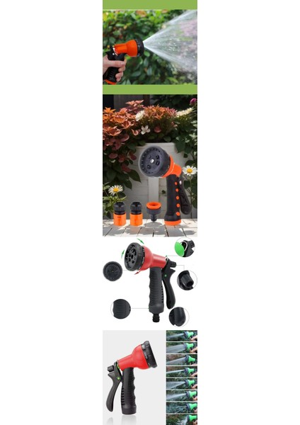 Hsnet Sulama Tabancası Seti 7 Fonksiyon 3 Aparatlı - EC001Z-57IK79 fiyatları