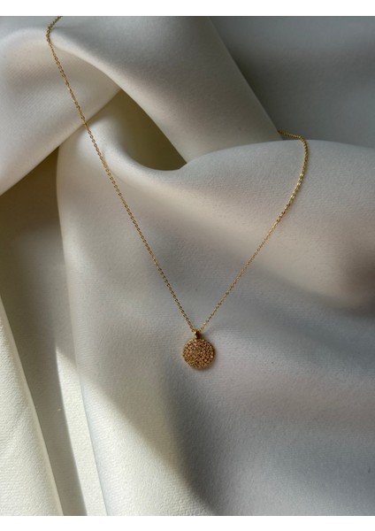 Zirkon Kolye Gold Renk 45 cm fırsatları