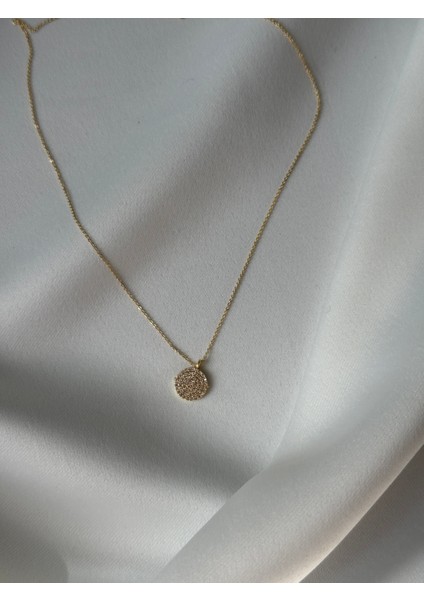 Zirkon Kolye Gold Renk 45 cm indirimleri