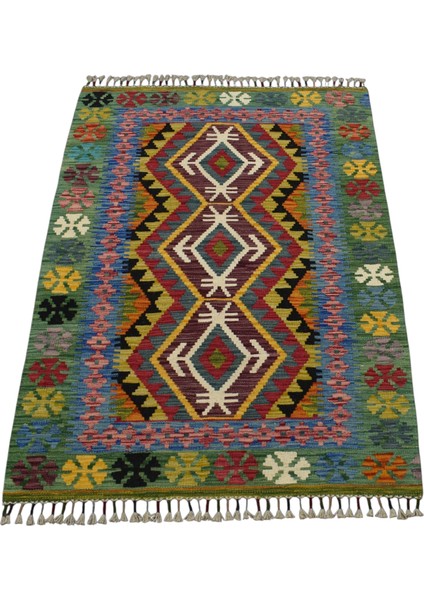 El Dokuma Cerit Yörükleri Iran Yün Kilim 0552 - Yeni - Çok Renkli fiyatları