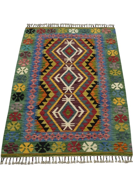 El Dokuma Cerit Yörükleri Iran Yün Kilim 0552 - Yeni - Çok Renkli modelleri