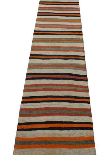 El Dokuması Kağızman Yörük Yolluk Yün Kilim 0555 - Yeni - Çok Renkli indirimleri