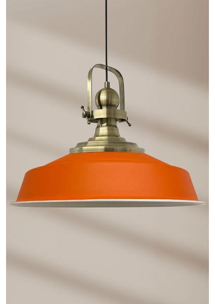 Turuncu Eskitme Tekli Sarkıt Avize, Restoran ve Cafe Şıklığı