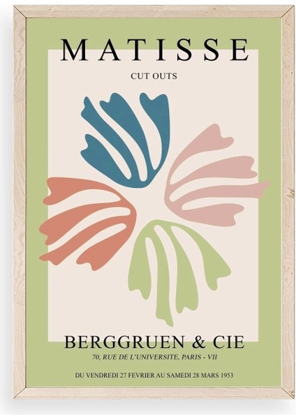 Matisse Ahşap Çerçeveli Tablo