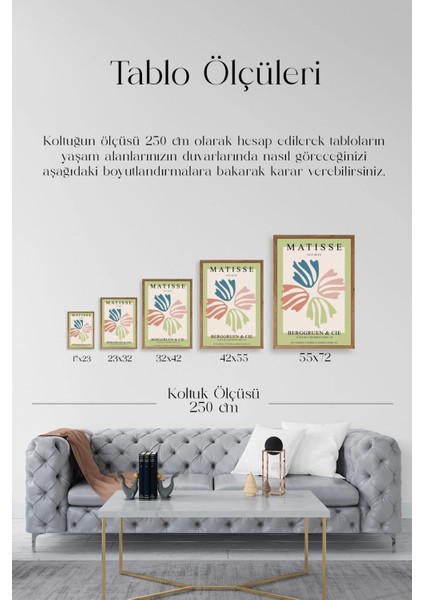 Matisse Ahşap Çerçeveli Tablo indirimleri