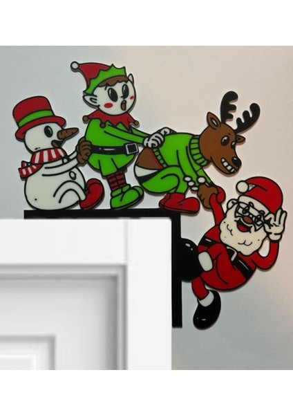 Noel Baba Kapı Köşesi Asma Dekor fiyatları