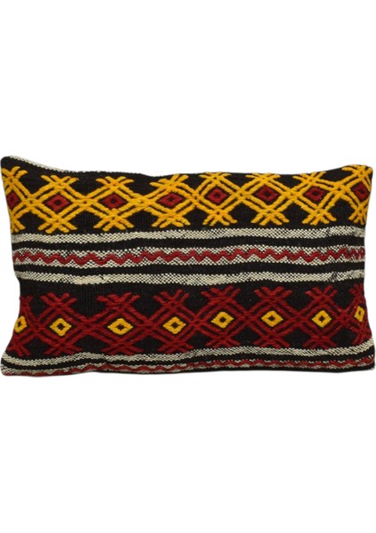 El Dokuma Dekoratif Lumbar Kilim Kırlent Yastık Kılıfı 1045 - Yeni - Çok Renkli fiyatları