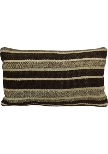 El Dokuma Dekoratif Lumbar Kilim Kırlent Yastık Kılıfı 1043 - Yeni - Çok Renkli
