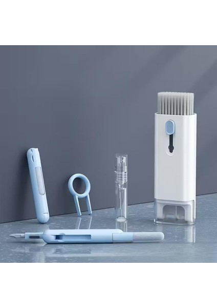Mavi Renk 7 In 1 Çok Fonksiyonlu Bilgisayar Laptop Klavye Telefon Kulaklık Airpod Temizleyici Kit fiyatları