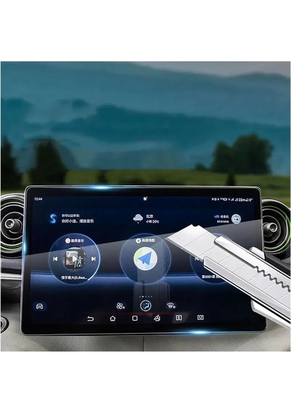 Byd Tang Uyumlu 2025 Model 15.6 Inç Multimedya ve Gösterge Panel 9h Nano Ekran Koruyucu 2 Li Set modelleri