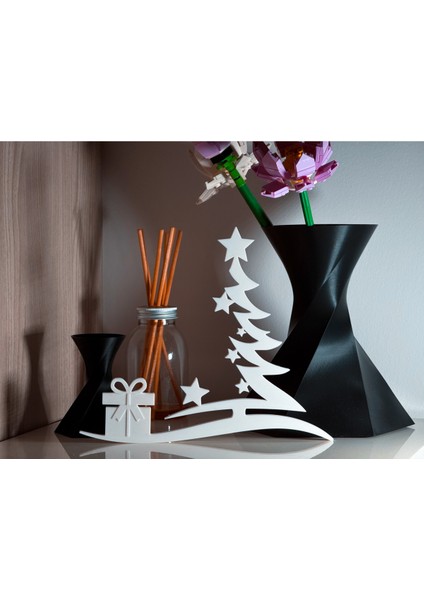 Yılbaşı Dekoratif Masa Üstü Çam Ağacı Süsü Figür