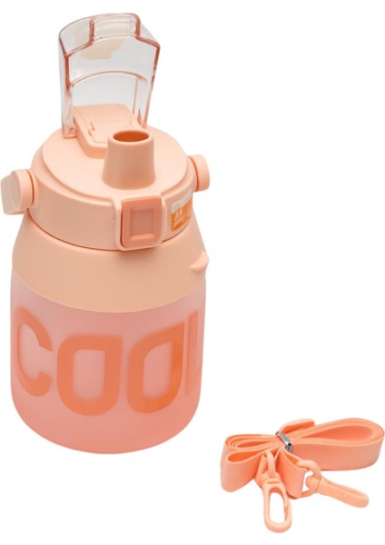 Spor Çift Pipetli Tritan Matara 1l Omuz Askılı Su Şişesi modelleri