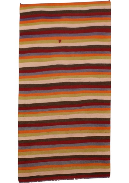 El Dokuma Sivas Yolluk Yün Kilim 0567 - Yeni - Çok Renkli