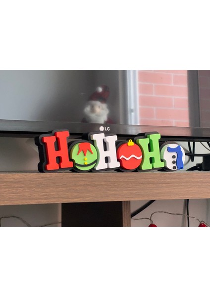 Neşeli Ho Ho Ho Yılbaşı Dekoru