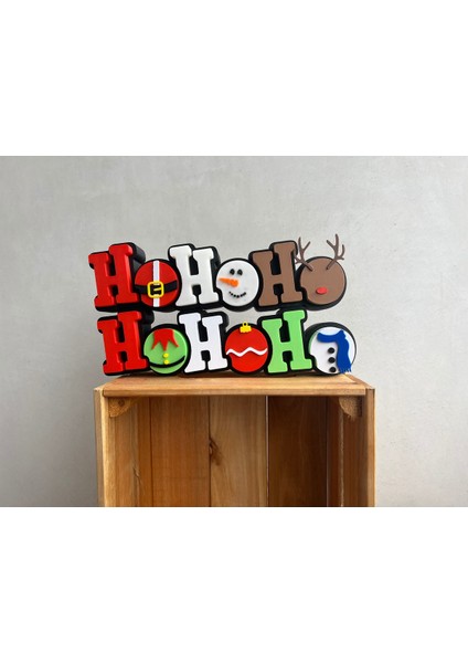 Neşeli Ho Ho Ho Yılbaşı Dekoru fiyatları