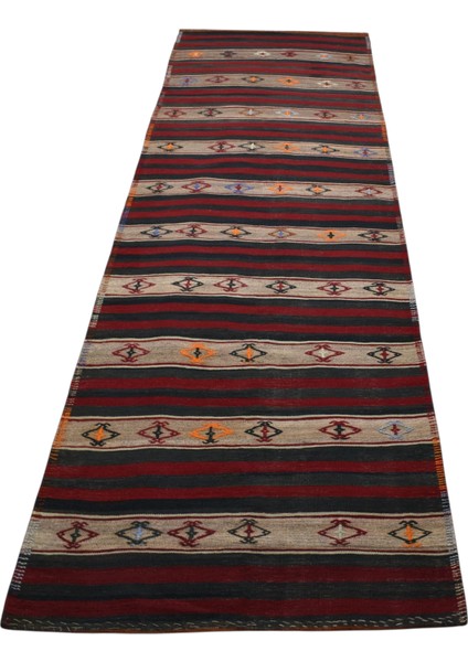 El Dokuması Malatya Yolluk Yün Kilim 0571 - Yeni - Çok Renkli indirimleri