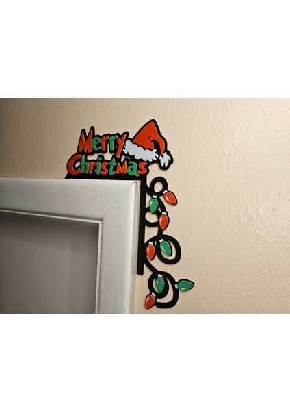 Yılbaşı Işığı Desenli Kapı Köşe Süsü fiyatları