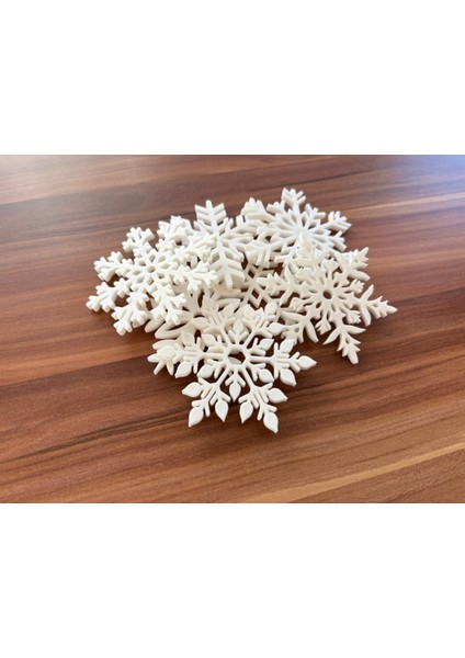 Çok Amaçlı 7'li Kar Tanesi Bardak Altlığı ve Yılbaşı Süsü Seti fiyatları