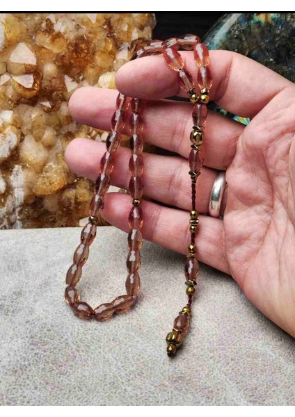 Orijinal Zultanit Taşı Tesbih Sistem Kamçılı