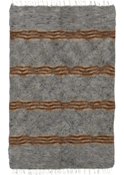 El Dokuma Tiftik Yün Siirt Battaniyesi Kilim 0533 - Yeni - Çok Renkli