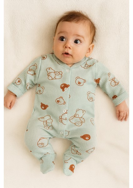 Desenli Tulum&hastane Çıkışı Yenidoğan Baskılı Tulum