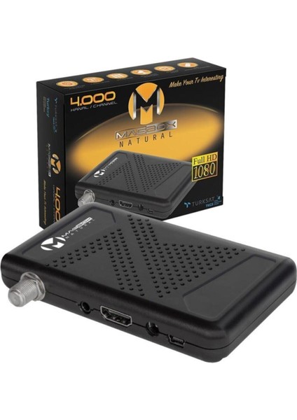 Full Hd USB Mini Hd Uydu Alıcısı, Youtube ve Tkgs ile Magbox Natural