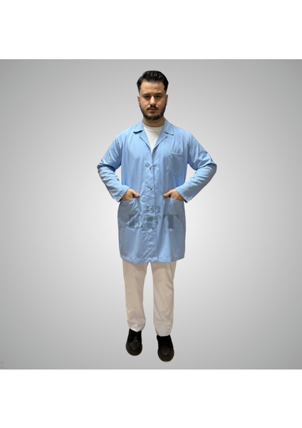 Mavi Iş Önlüğü (Alpaka) Kumaş