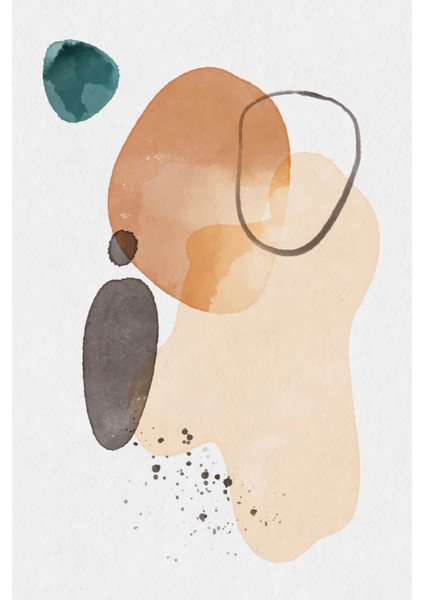 Akışkan Formlar Minimal 3’lü Set Kanvas Tablo fiyatları