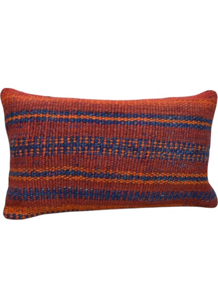 El Dokuma Dekoratif Lumbar Kilim Kırlent Yastık Kılıfı 1018 - Yeni - Çok Renkli modelleri