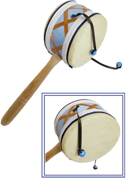 Renkli 2'li Çocuk Deri Davul ve Bateri Seti, Eğlenceli Müzik Oyunu fiyatları