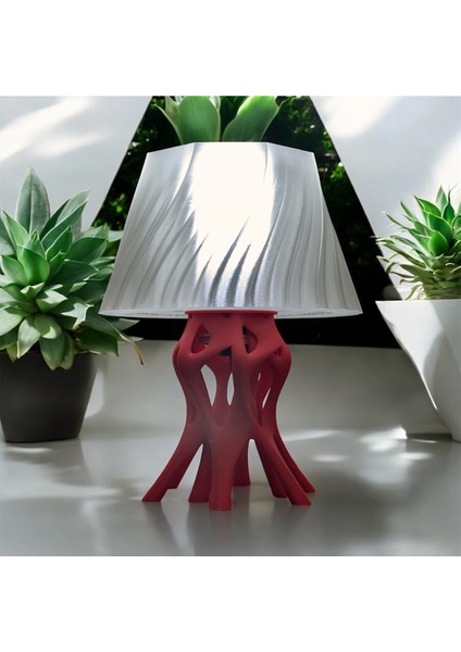 Modern 3D Baskı Organik Tasarım Masa Lambası, Şık ve Işlevsel Aydınlatma fiyatları
