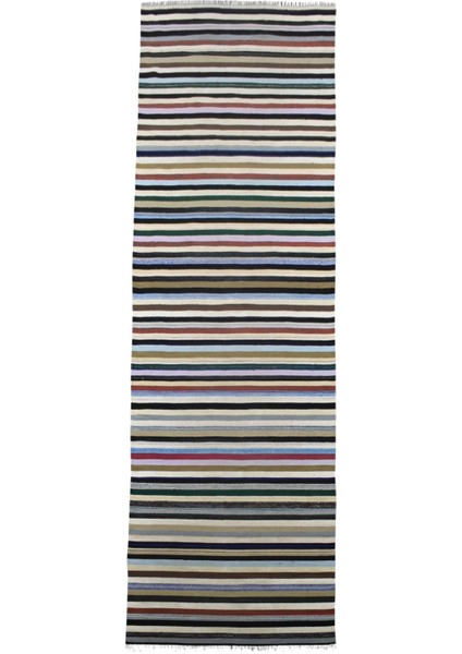 El Dokuma Bukleli Yörük Yolluk Kilim 0535 - Yeni - Çok Renkli
