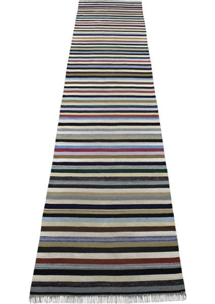 El Dokuma Bukleli Yörük Yolluk Kilim 0535 - Yeni - Çok Renkli indirimleri