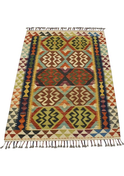 El Dokuma Cerit Yörükleri Iran Yün Kilim 0522 - Yeni - Çok Renkli fiyatları