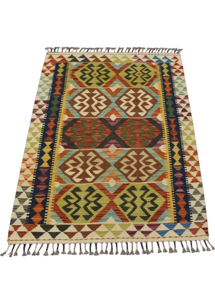 El Dokuma Cerit Yörükleri Iran Yün Kilim 0522 - Yeni - Çok Renkli modelleri