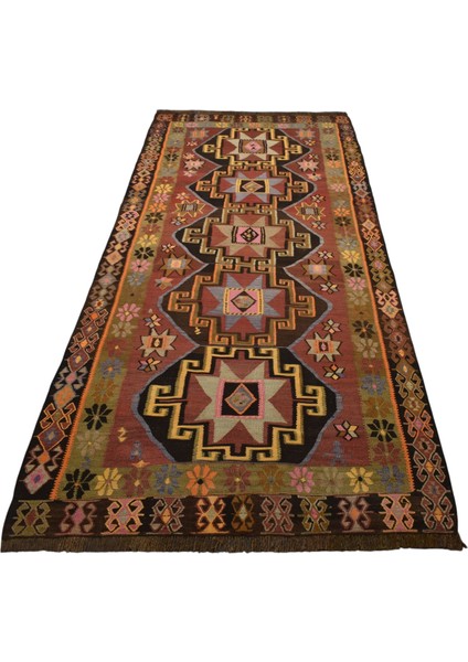 El Dokuma Kars Kağızman Yün Kilim 0528 - Yeni - Çok Renkli modelleri