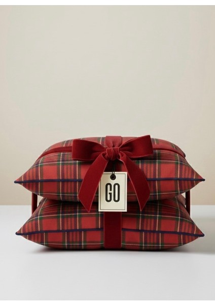 Yilbaşı Tartan Ekosesi Kırlent Kılıfı (2'li Set)