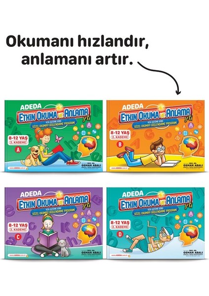 Etkin Okuma ve Anlama Seti 2. Kademe modelleri
