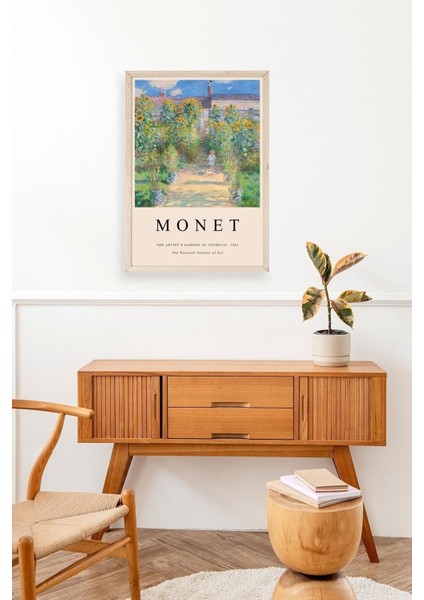 Monet Ahşap Çerçeveli Tablo modelleri