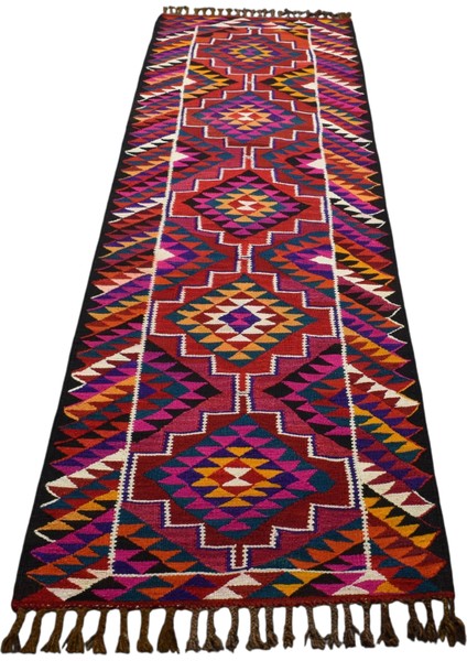 El Dokuma Herki Yolluk Yün Kilim 0517 - Yeni - Çok Renkli fiyatları