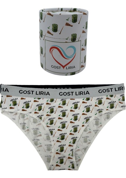 - Macha Desenli Kadın Slip Külot