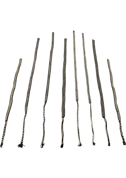 El Dokuma 8 Adet Yolluk Kuşaklı Yün Kilim 0639 - Yeni - Çok Renkli modelleri