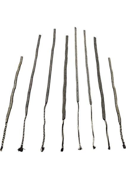 El Dokuma 8 Adet Yolluk Kuşaklı Yün Kilim 0639 - Yeni - Çok Renkli fırsatları