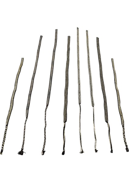 El Dokuma 8 Adet Yolluk Kuşaklı Yün Kilim 0639 - Yeni - Çok Renkli indirimleri