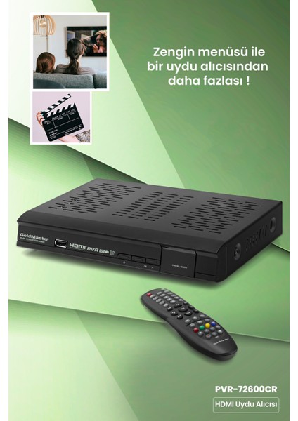 HDMI Çıkışlı Dijital Uydu Alıcısı, Uydu ve Tüplü Tv ile Uyumlu
