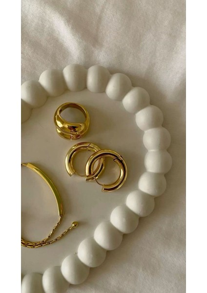 2'li Takı Tabağı Dekoratif Boyanabilen Vernikli Taş Tozu fırsatları