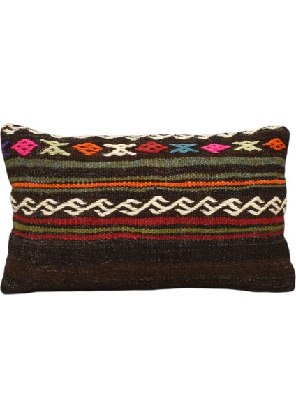 El Dokuma Dekoratif Lumbar Kilim Kırlent Yastık Kılıfı 1005 - Yeni - Çok Renkli fiyatları