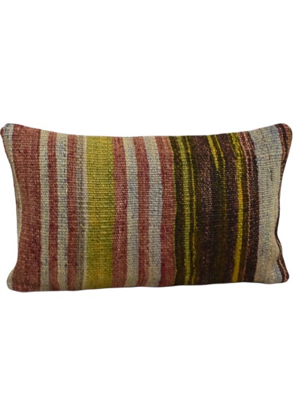 El Dokuma Dekoratif Lumbar Kilim Kırlent Yastık Kılıfı 1014 - Yeni - Çok Renkli fiyatları
