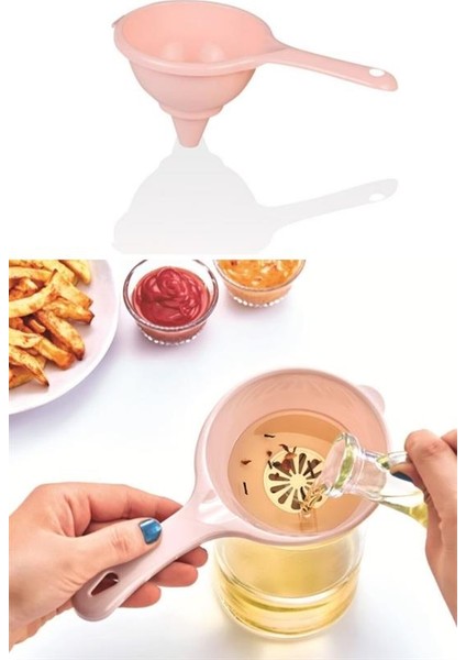 Pratik Ince Elekli Mutfak Gereci Sıvı Yağ Süzgeci (5422) indirimleri